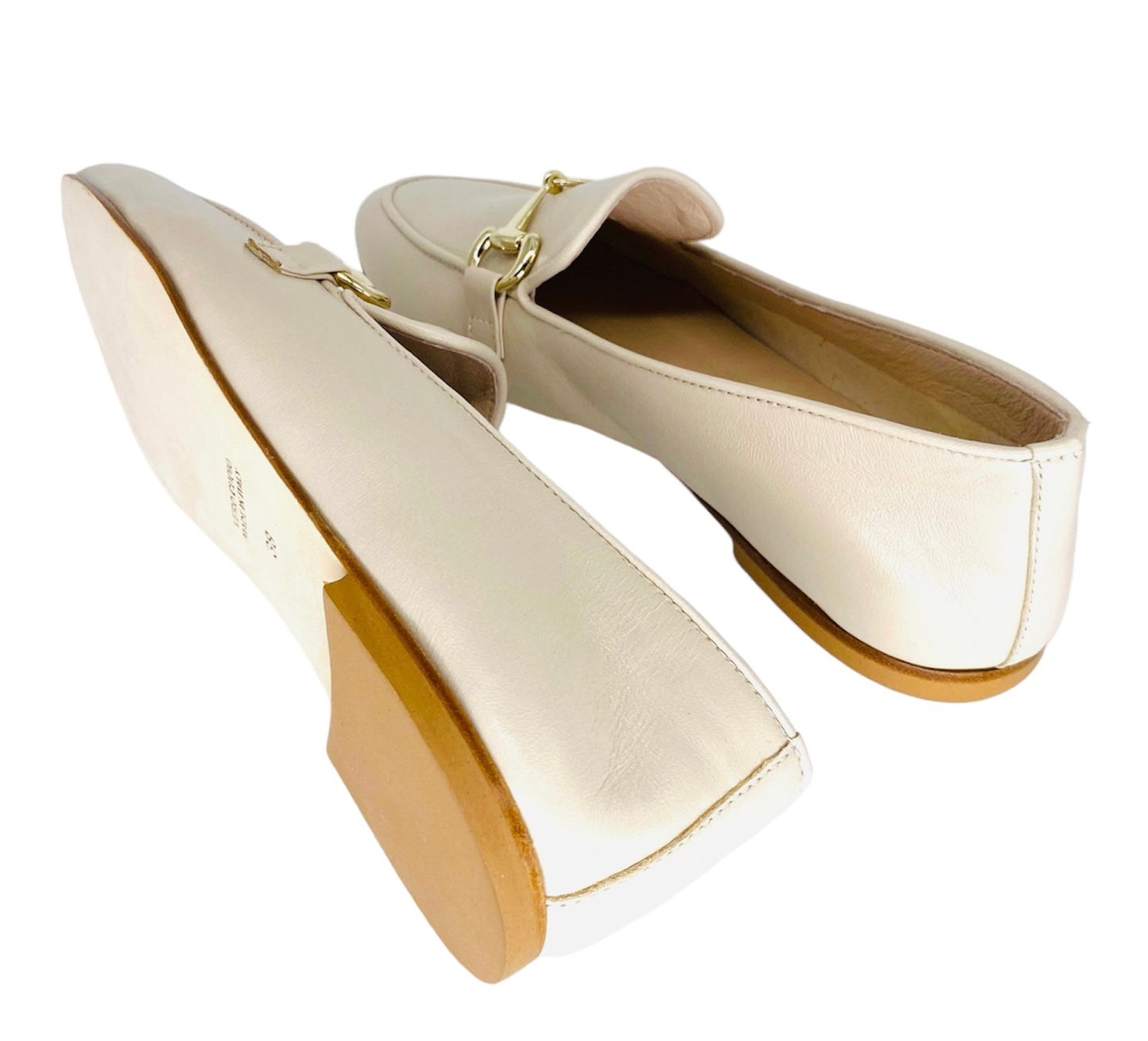 MOCASSINO BEIGE PELLE