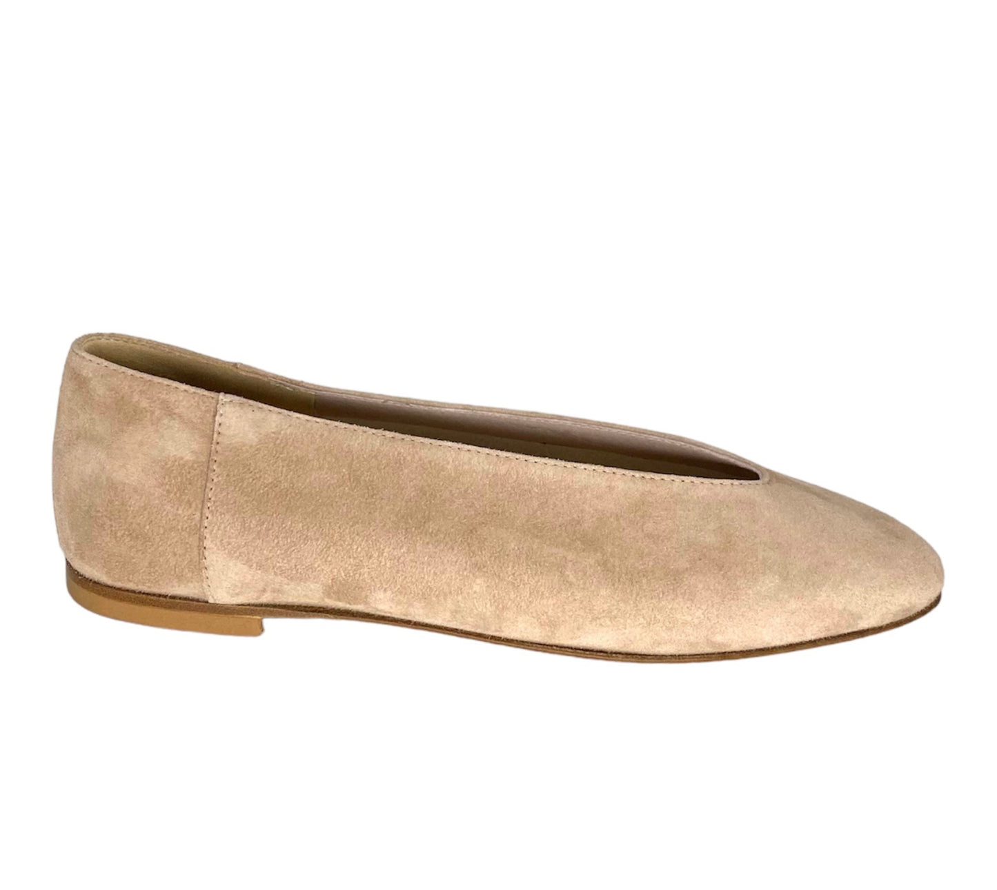 BALLERINA BEIGE CAMOSCIO